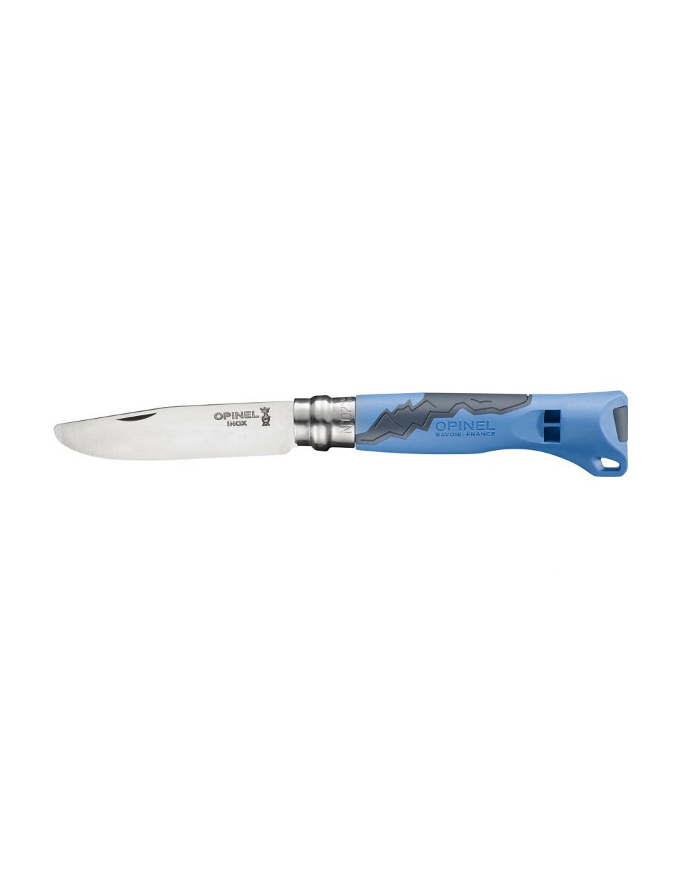 Couteau junior Opinel n°7 outdoor bleu