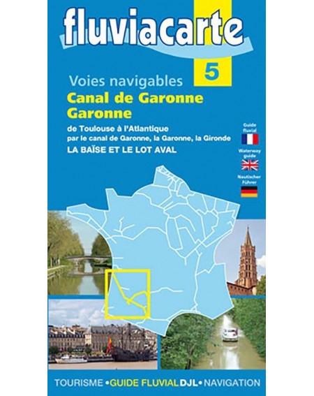 carte fluviacarte 5 - Canal de Garonne