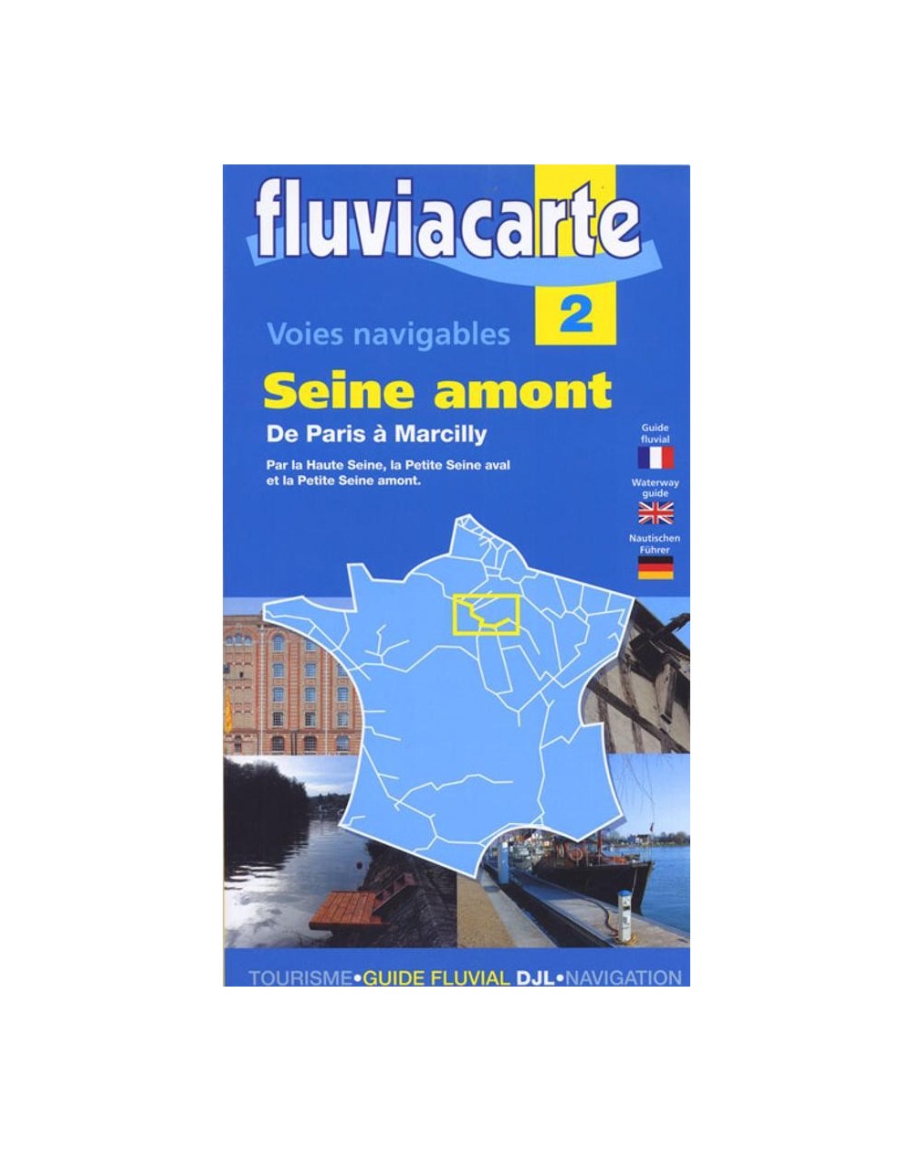 carte fluviacarte 2 - La seine Amont de Paris à Marcilly