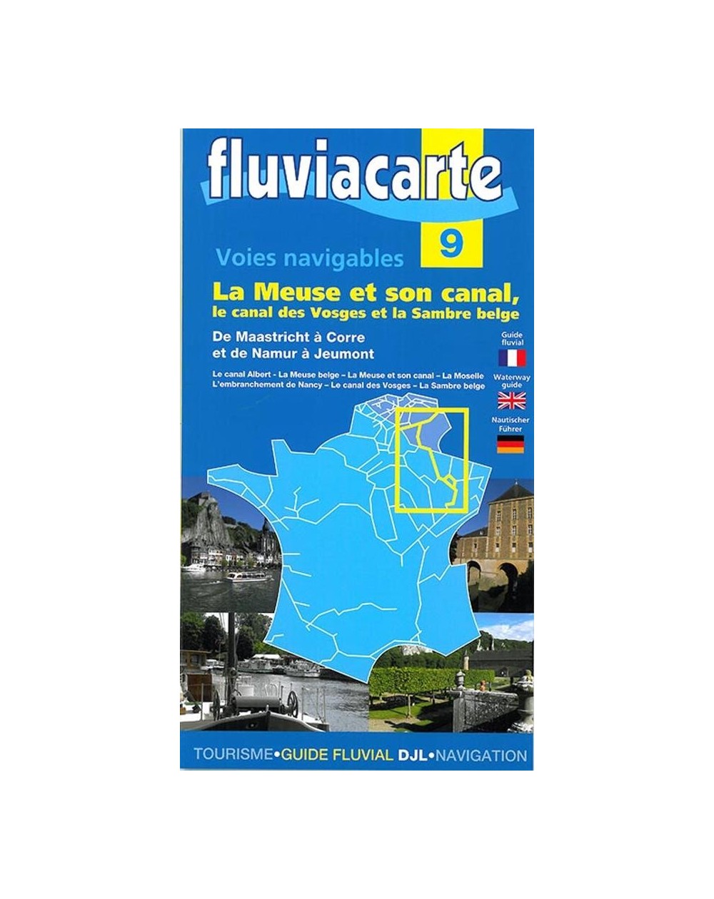 carte fluviacarte 9 - La Meuse et son canal