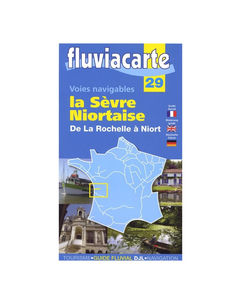 carte fluviacarte 29 - La Sèvre Niortaise - La Rochelle à Niort