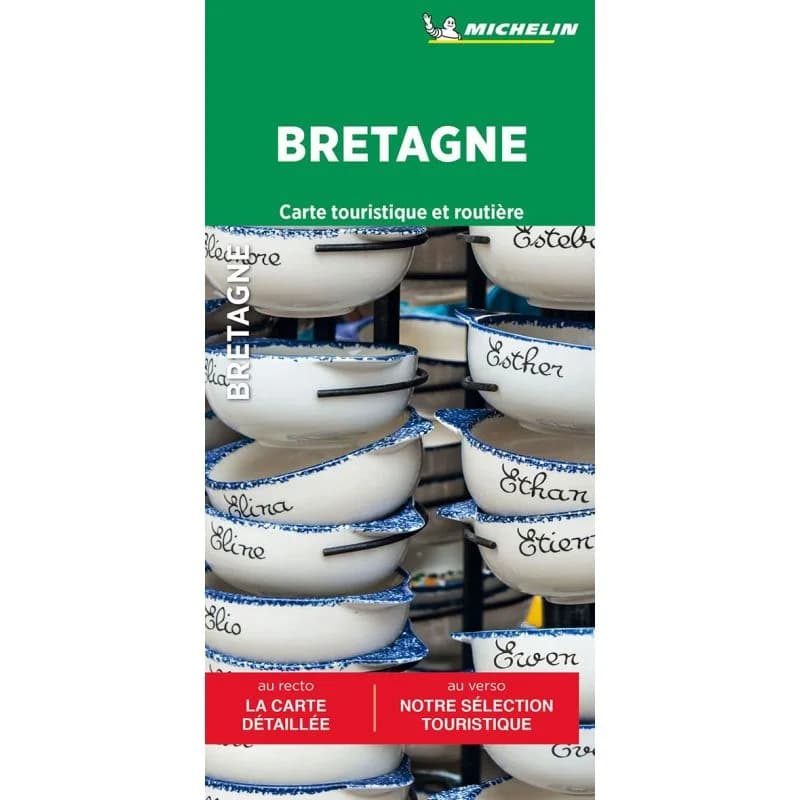 Carte touristique Bretagne