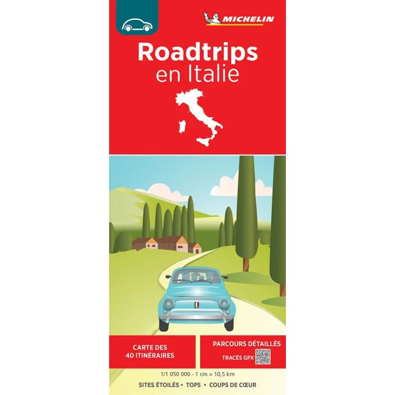 Carte Road trips en Italie