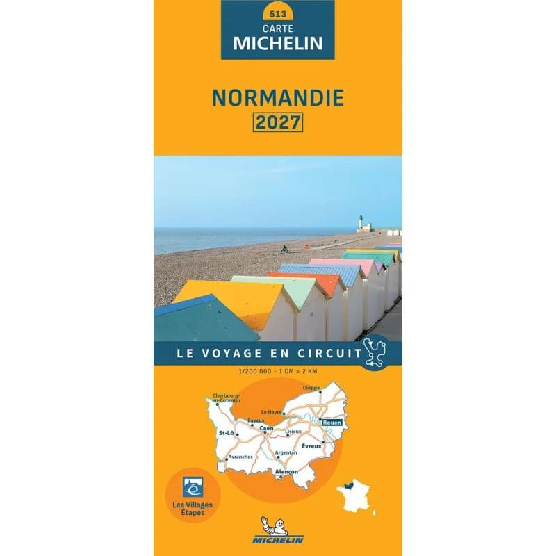 Carte Michelin 513 Normandie 2027