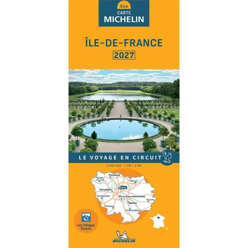 Carte Michelin 514 Île-de-France 2027