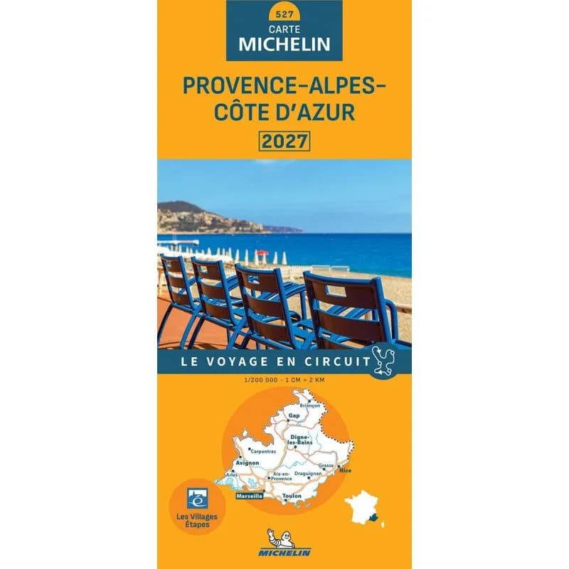 Carte Michelin 527 Provence-Alpes-Côte d'Azur 2027