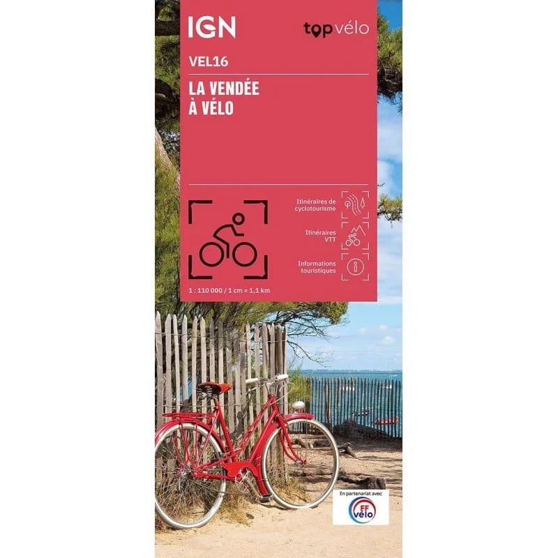 Carte IGN La Vendee a Velo