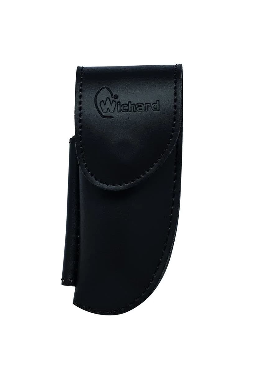 Etui cuir marron pour couteau pliant Wichard