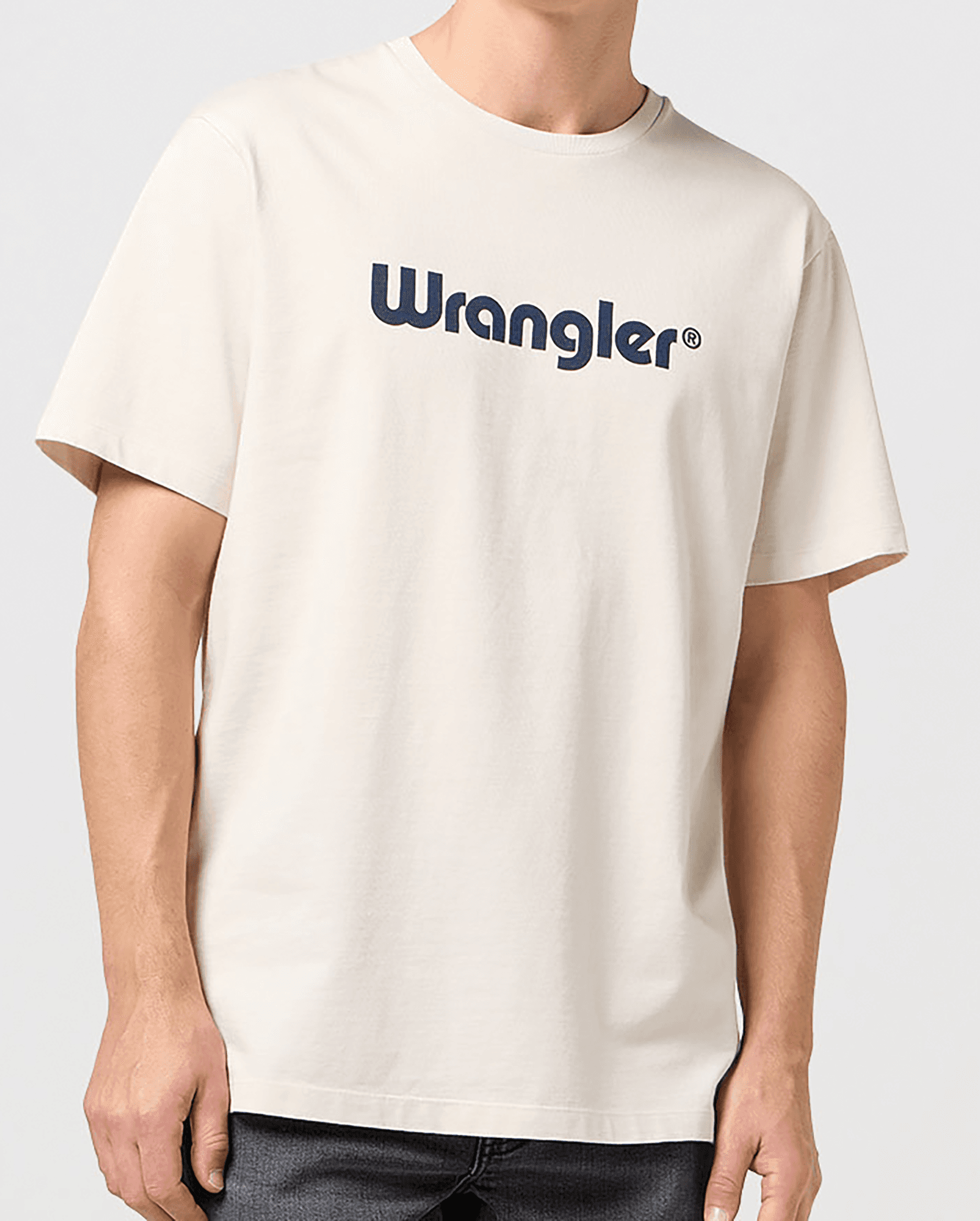 T-shirt logo — Beige