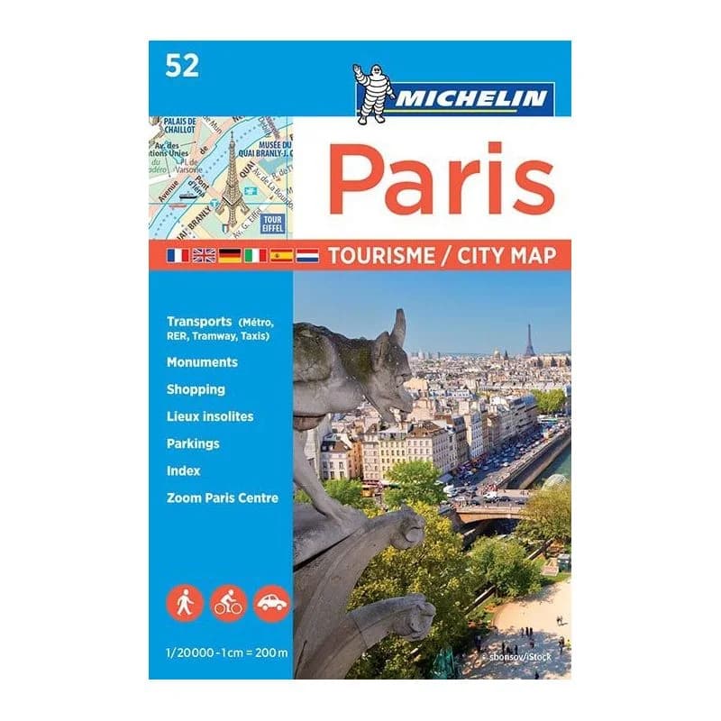 Plan de Paris touristique Michelin