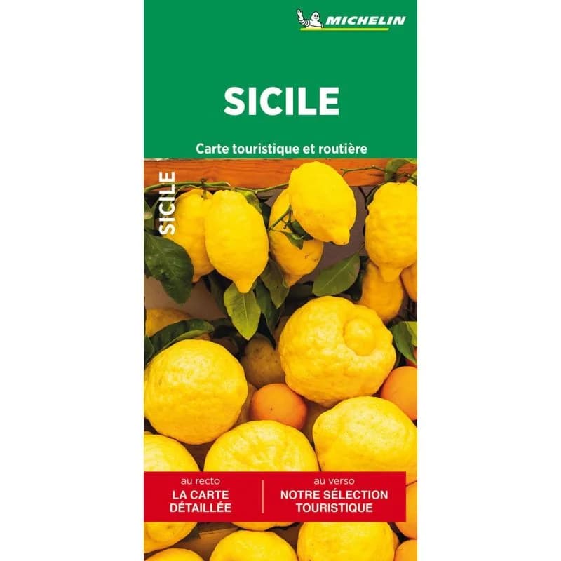 Carte touristique Sicile