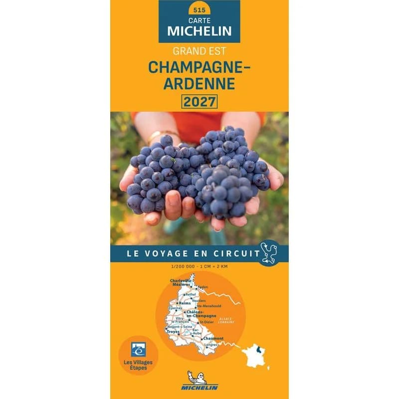 Carte Michelin 515 Champagne-Ardenne 2027