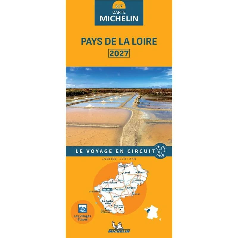 Carte Michelin 517 Pays de la Loire 2027