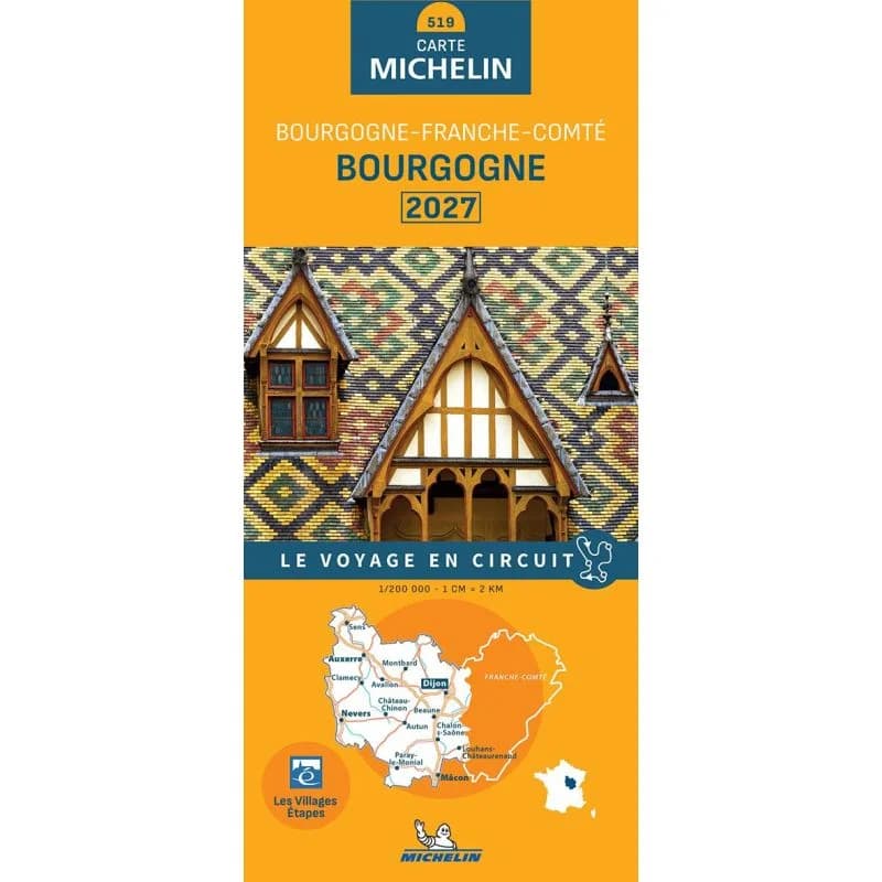Carte Michelin 519 Bourgogne 2027