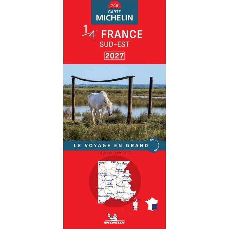 Carte Michelin 709 France Sud-Est 2027