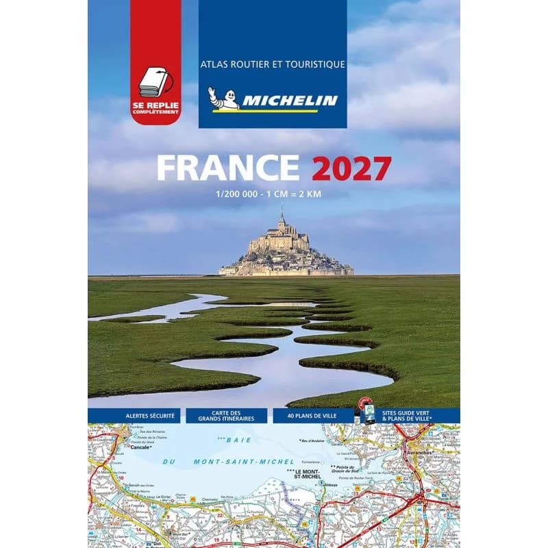 Atlas routier et touristique France 2027 Michelin, multiflex