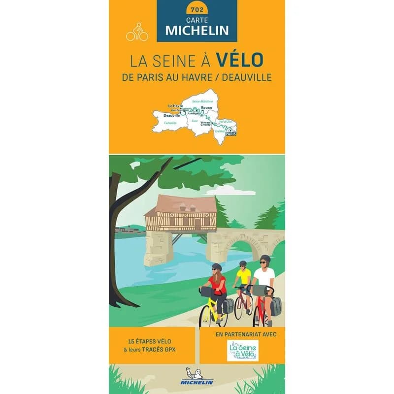 Carte La Seine à vélo