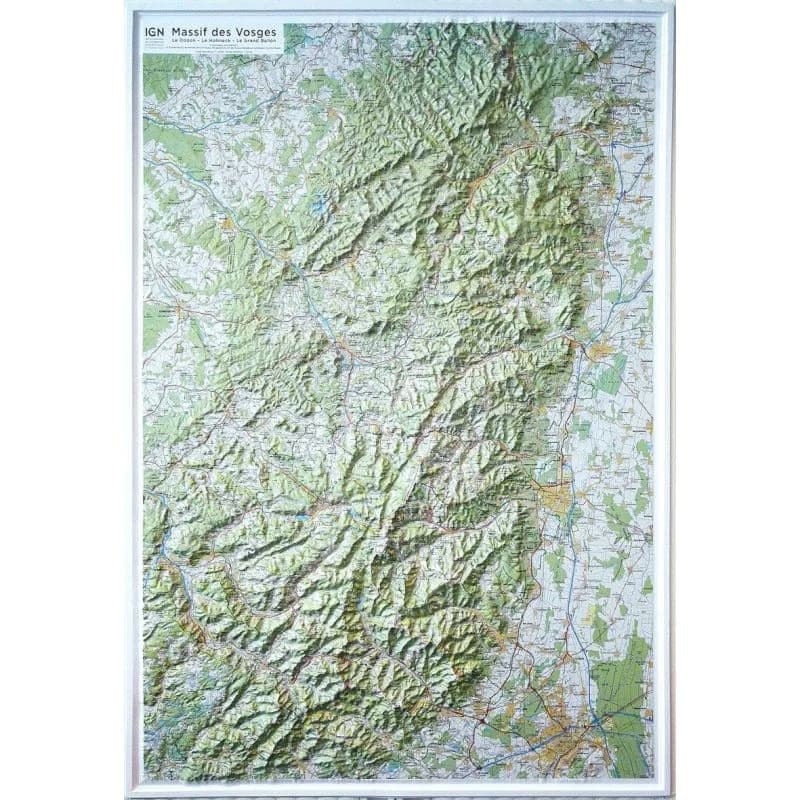 Carte en relief IGN Massif des Vosges 60177