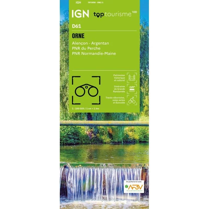 Carte IGN Orne TOP100D61 – TOP 100