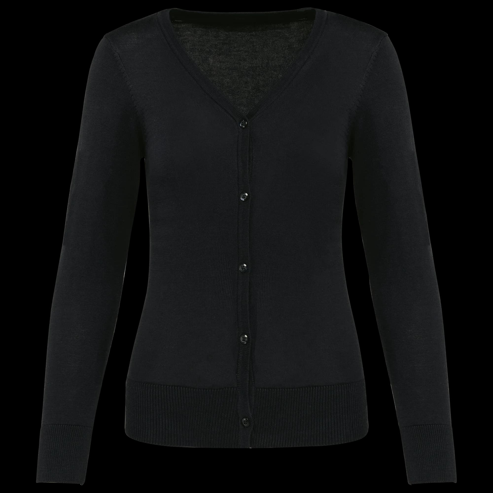 Cardigan Supima® femme — Black