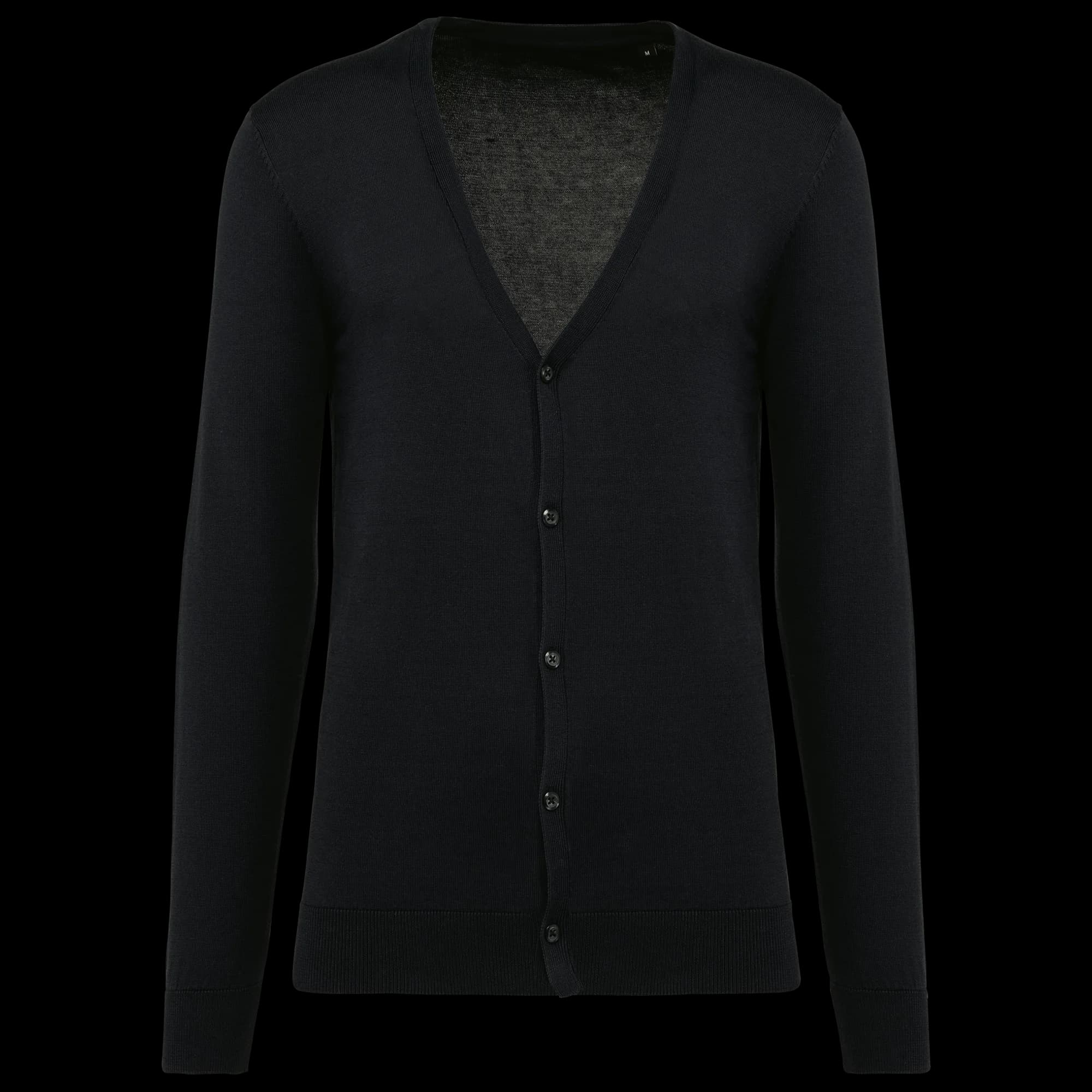 Cardigan Supima® homme — Black