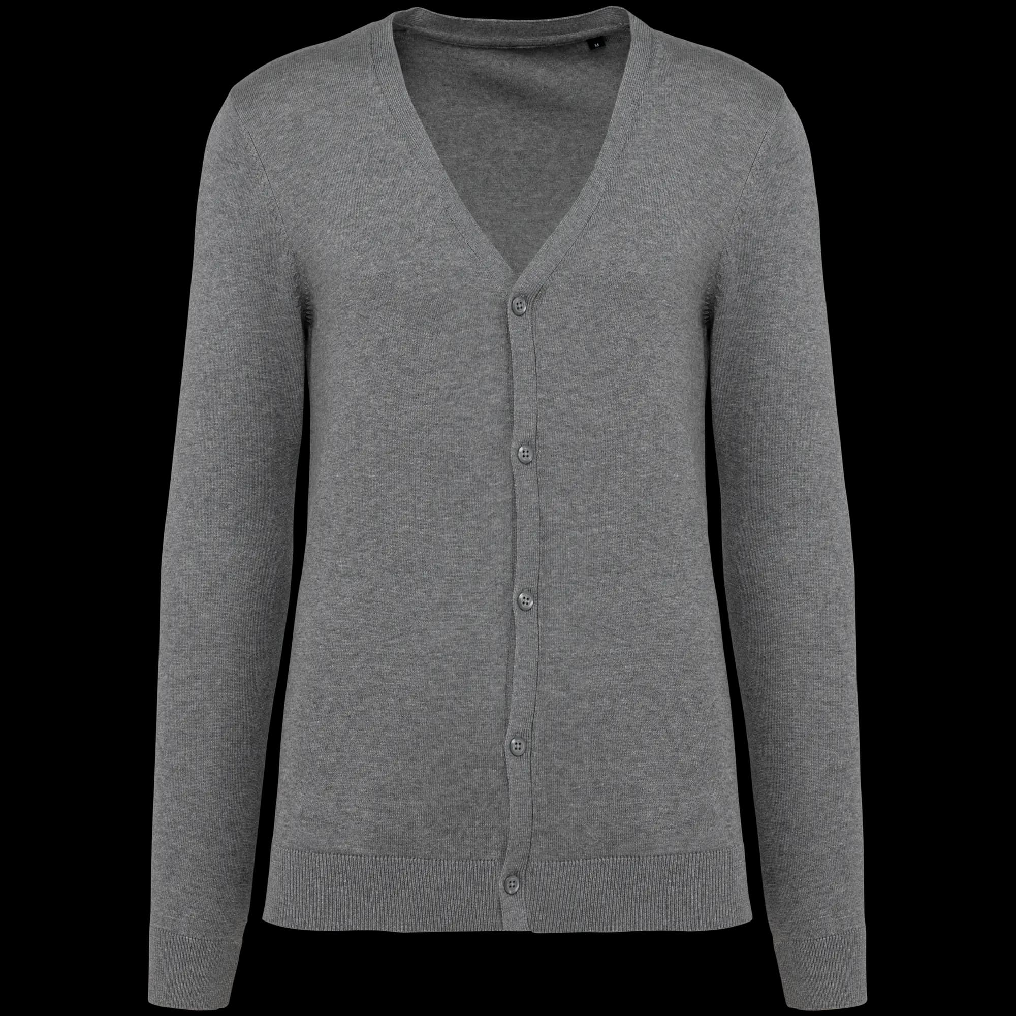 Cardigan Supima® homme — Grey Heather