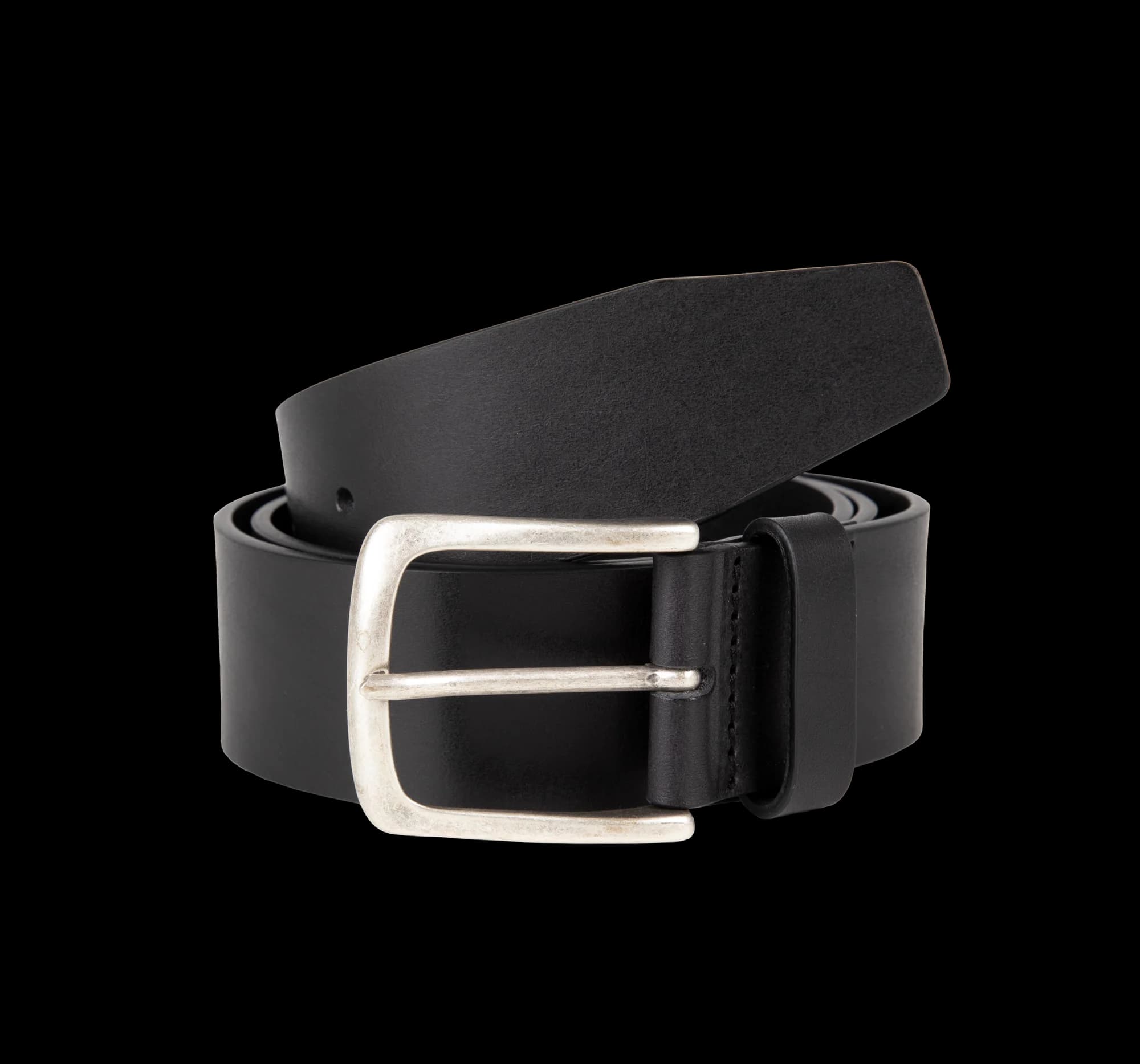 Ceinture vintage cuir homme — Black
