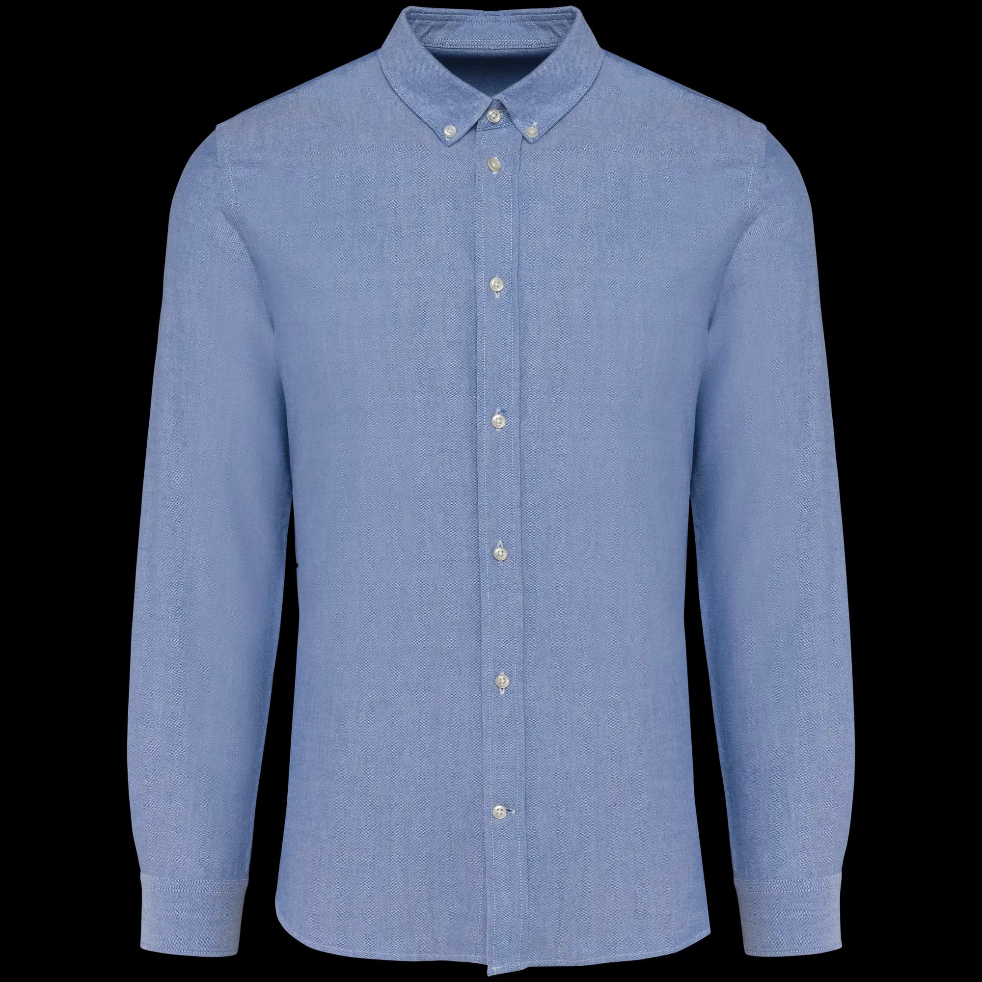 Chemise Oxford manches longues homme — Oxford Light Royal Blue