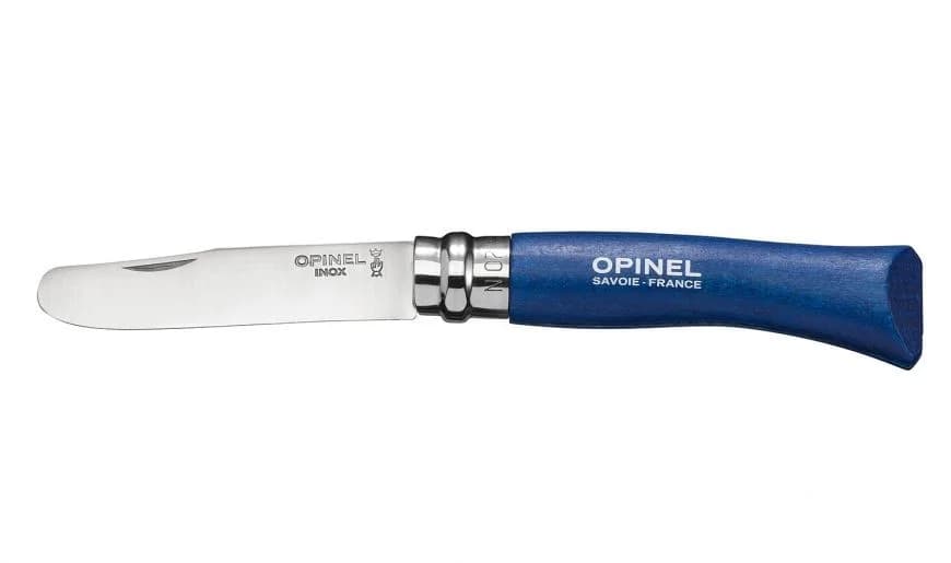 Opinel enfant n°7 bout rond - bleu