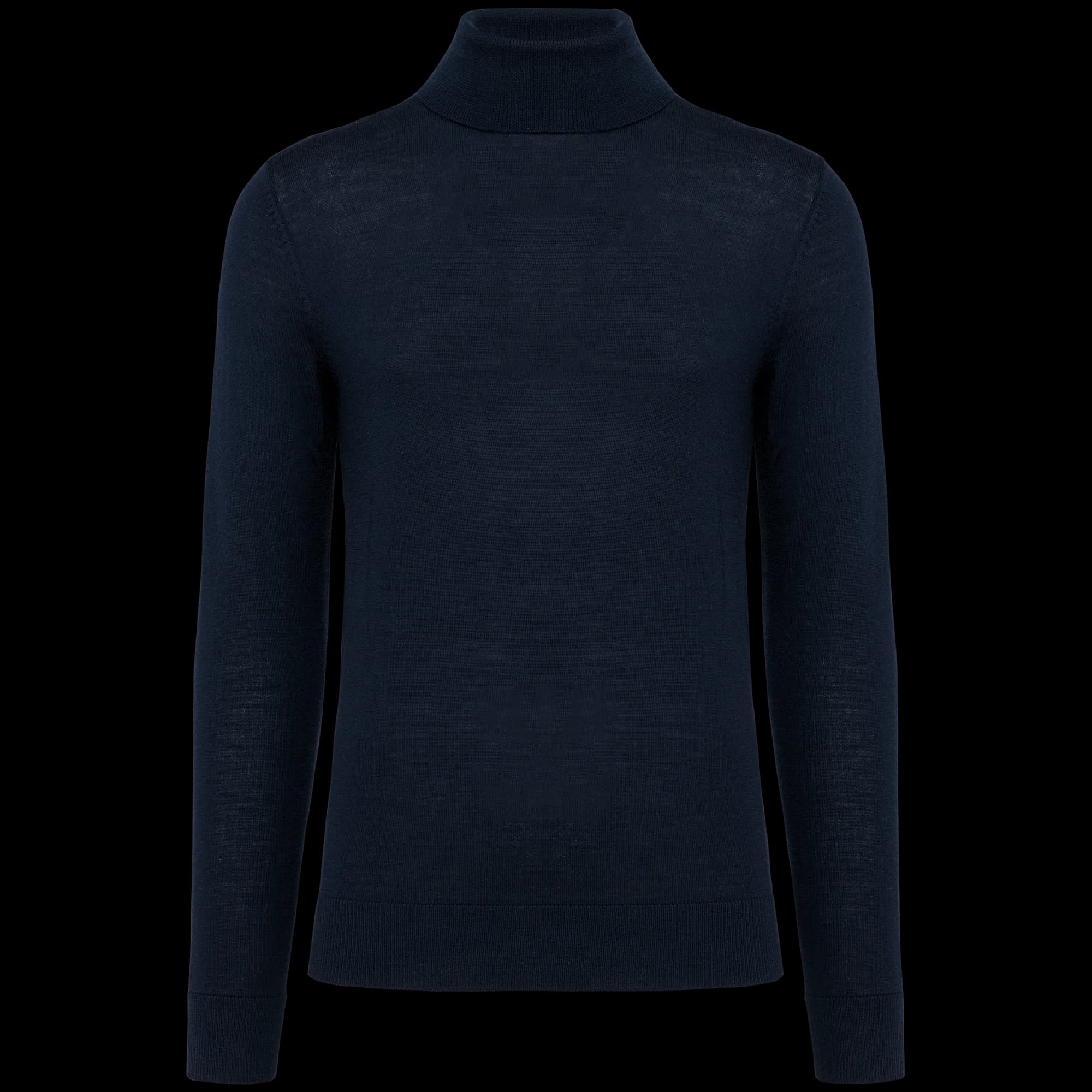 Pull Mérinos col roulé homme — Deep Navy