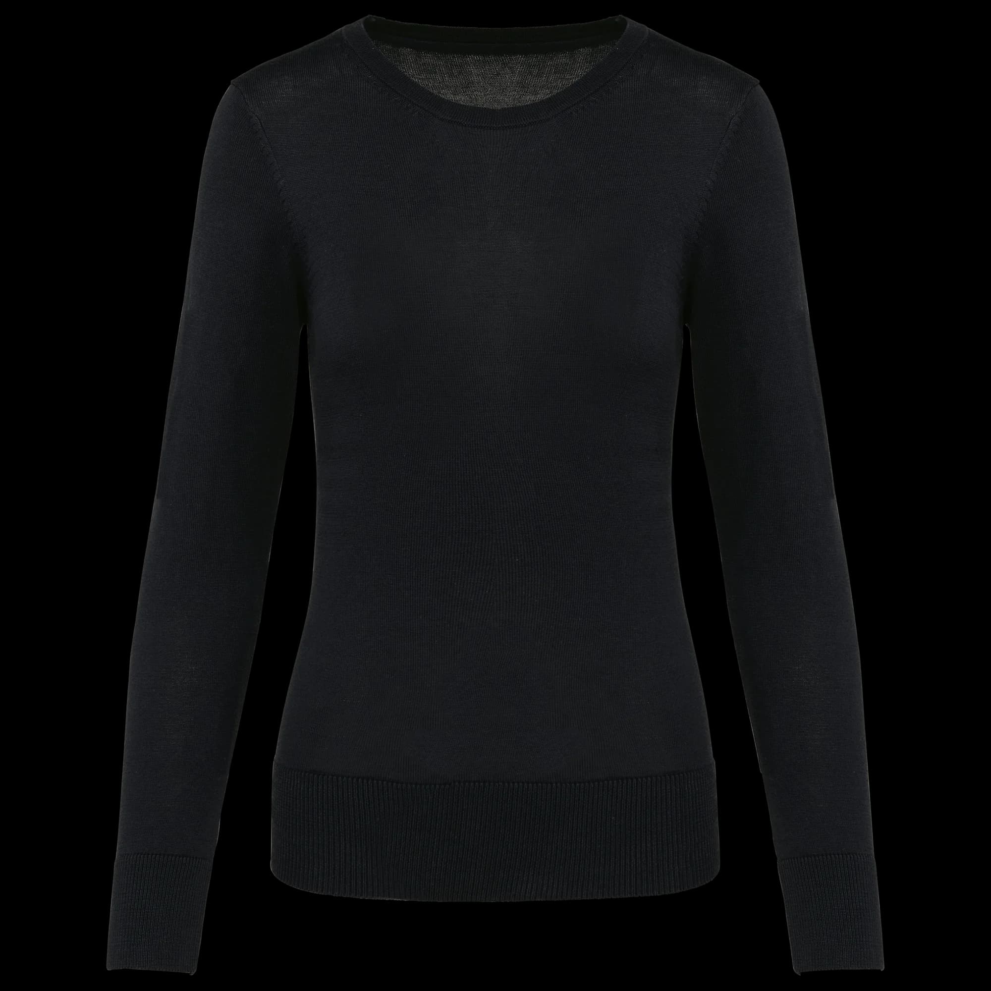 Pull Supima® col rond femme — Black