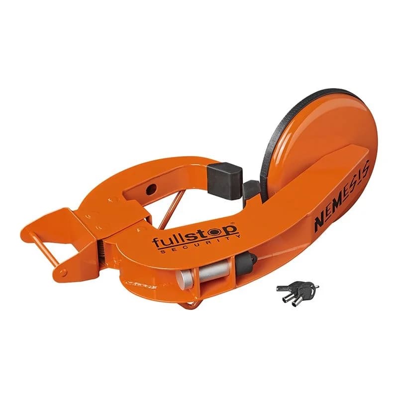 Sabot de roue Nemesis Ultra - Antivol haute sécurité pour remorque et camping-car