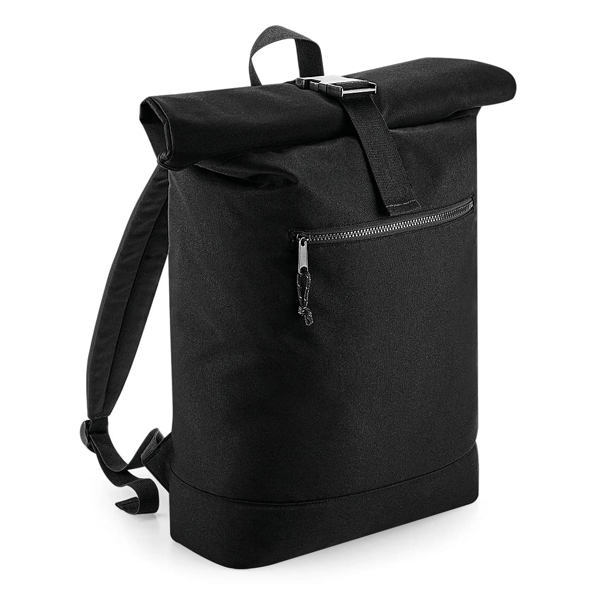 Sac à dos Roll-Top recyclé — Black