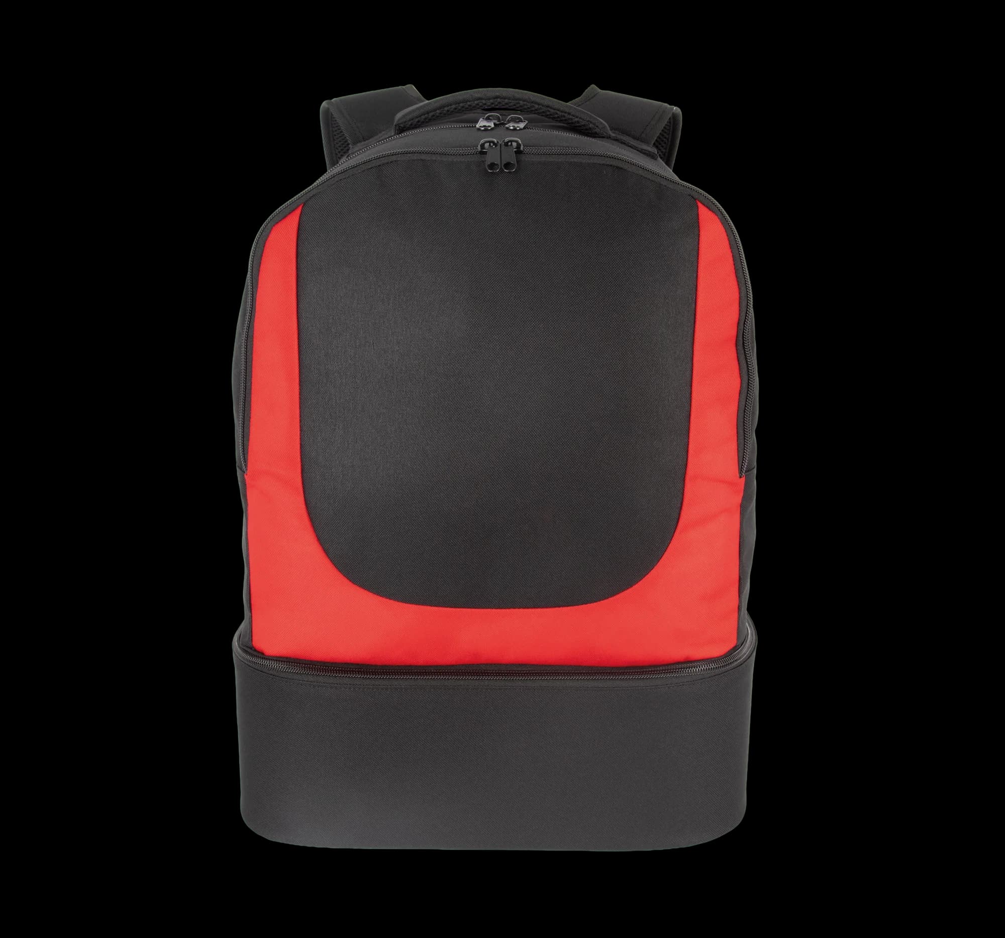Sac à dos sports d'équipe à fond rigide — Black / Red