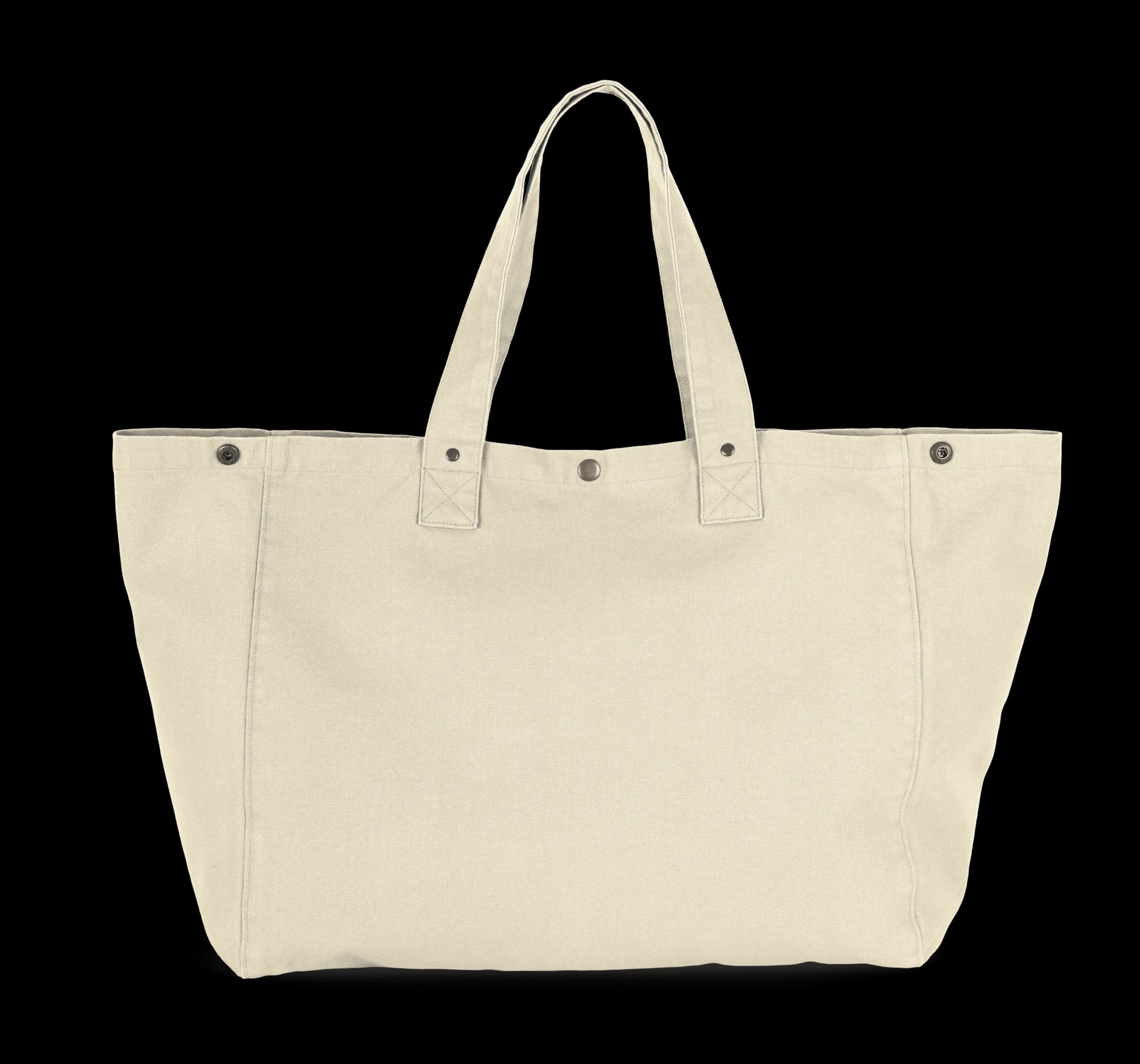 Sac de shopping en coton délavé — Washed Natural