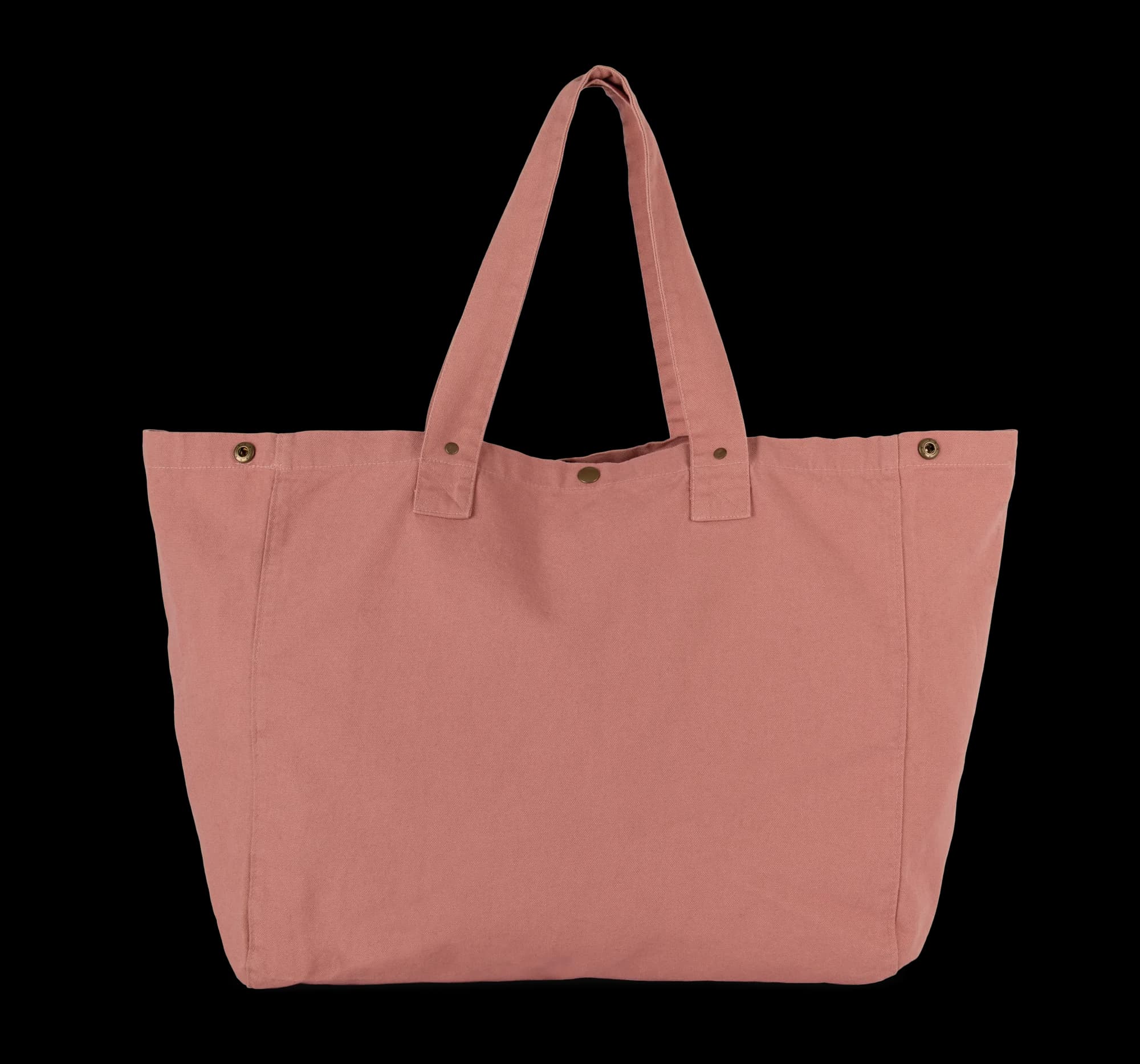 Sac de shopping en coton délavé — Washed Pink Ochre