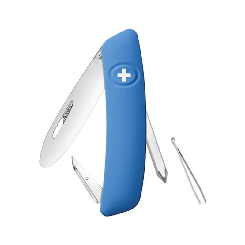 Swiza couteau suisse 6 fonctions J02 - Enfant, bleu