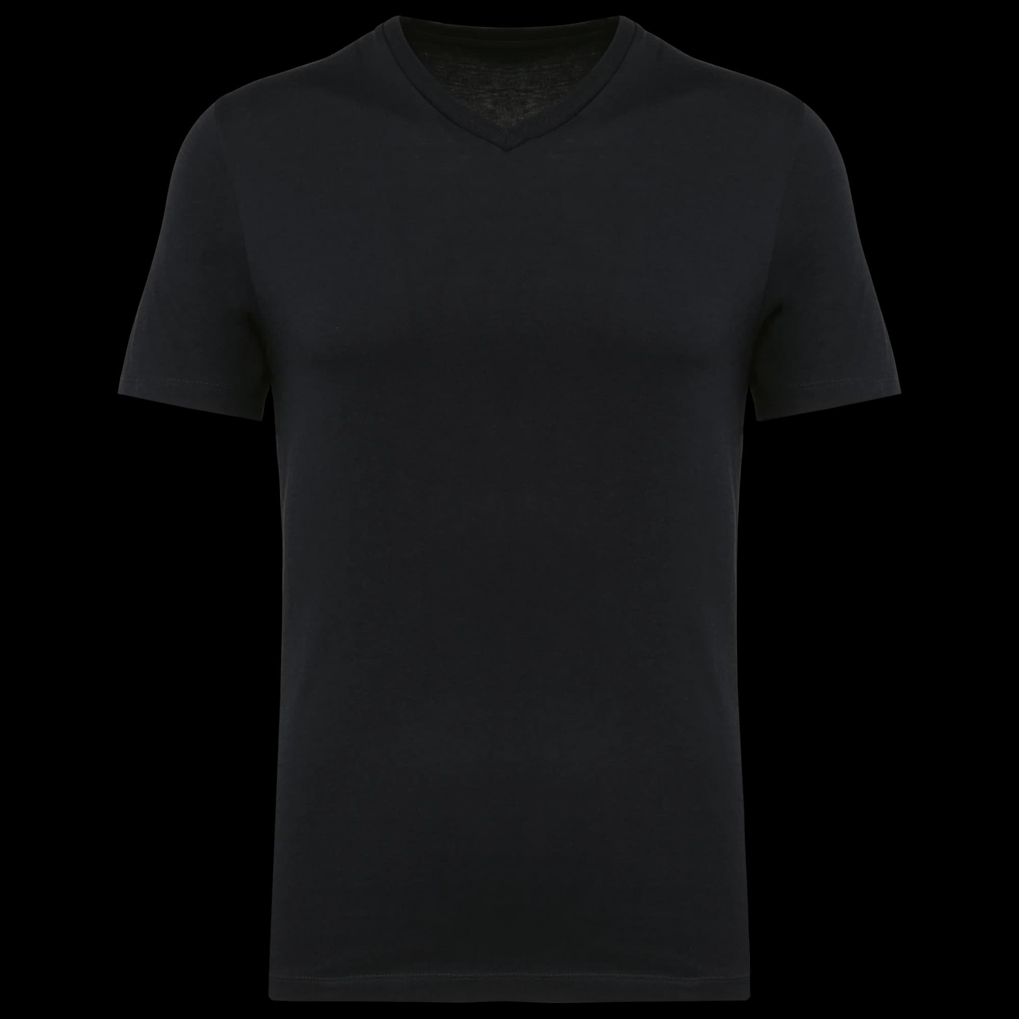 T-shirt Supima® col V manches courtes homme — Black