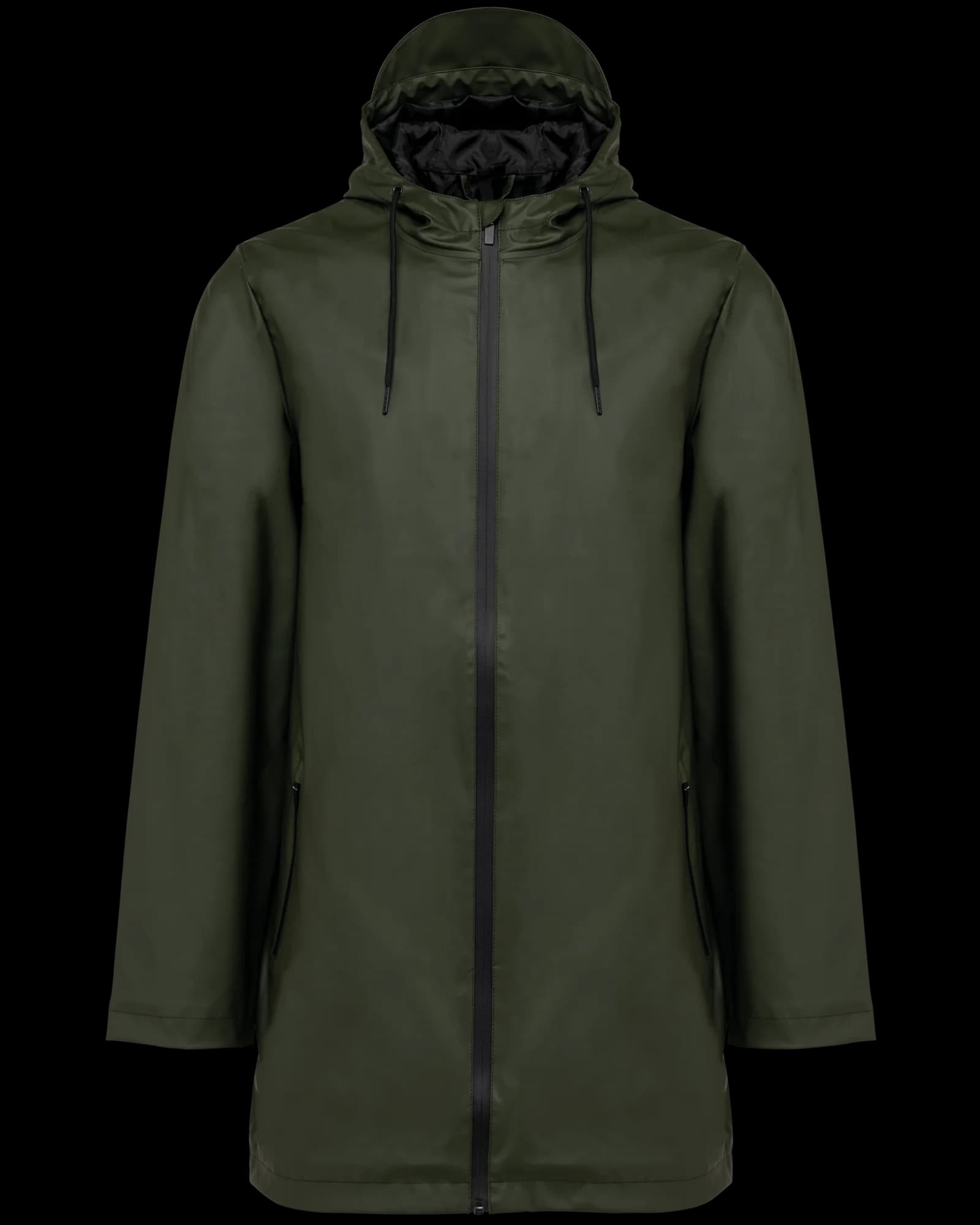 Veste de pluie unisexe — Khaki Green