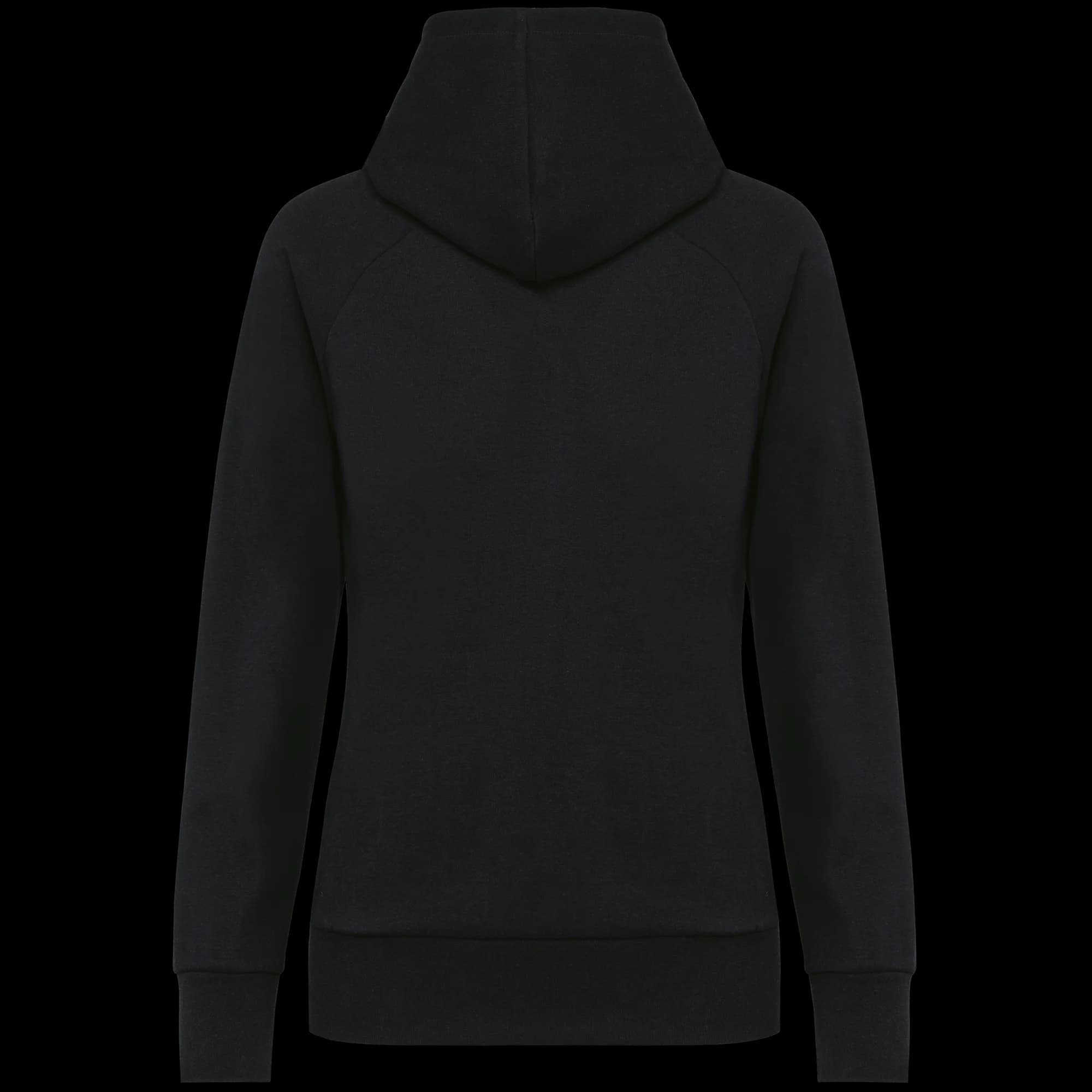 Veste zippée à capuche femme — Black