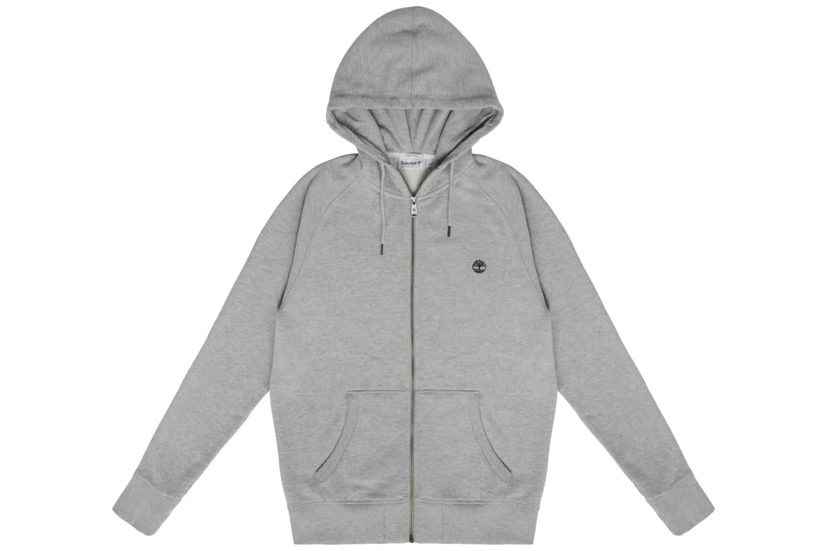 Sweat-shirt capuche zippée Exeter River — Medium Grey Heather — vue 1
