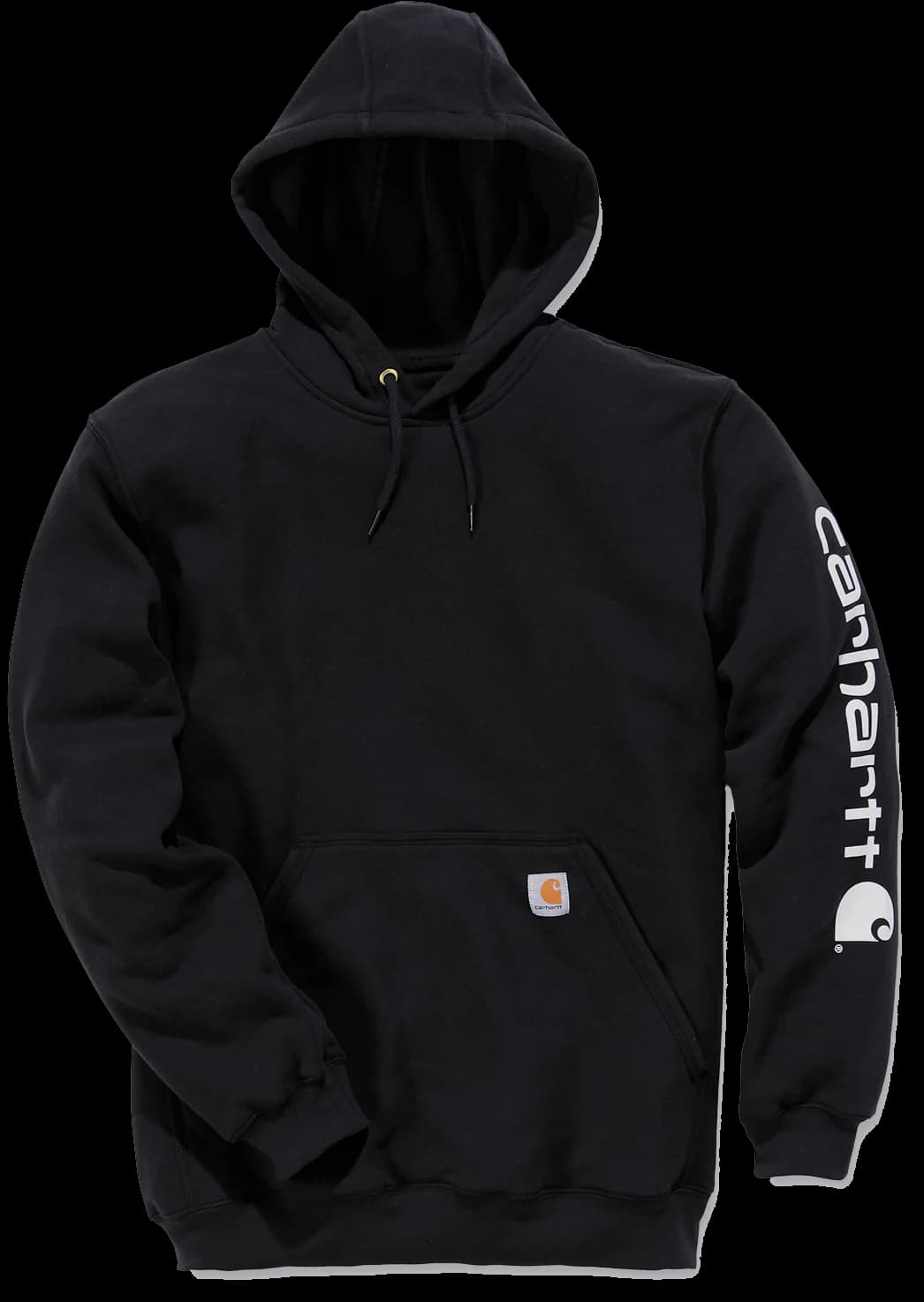 Sweat-shirt capuche logo — Black — vue 1