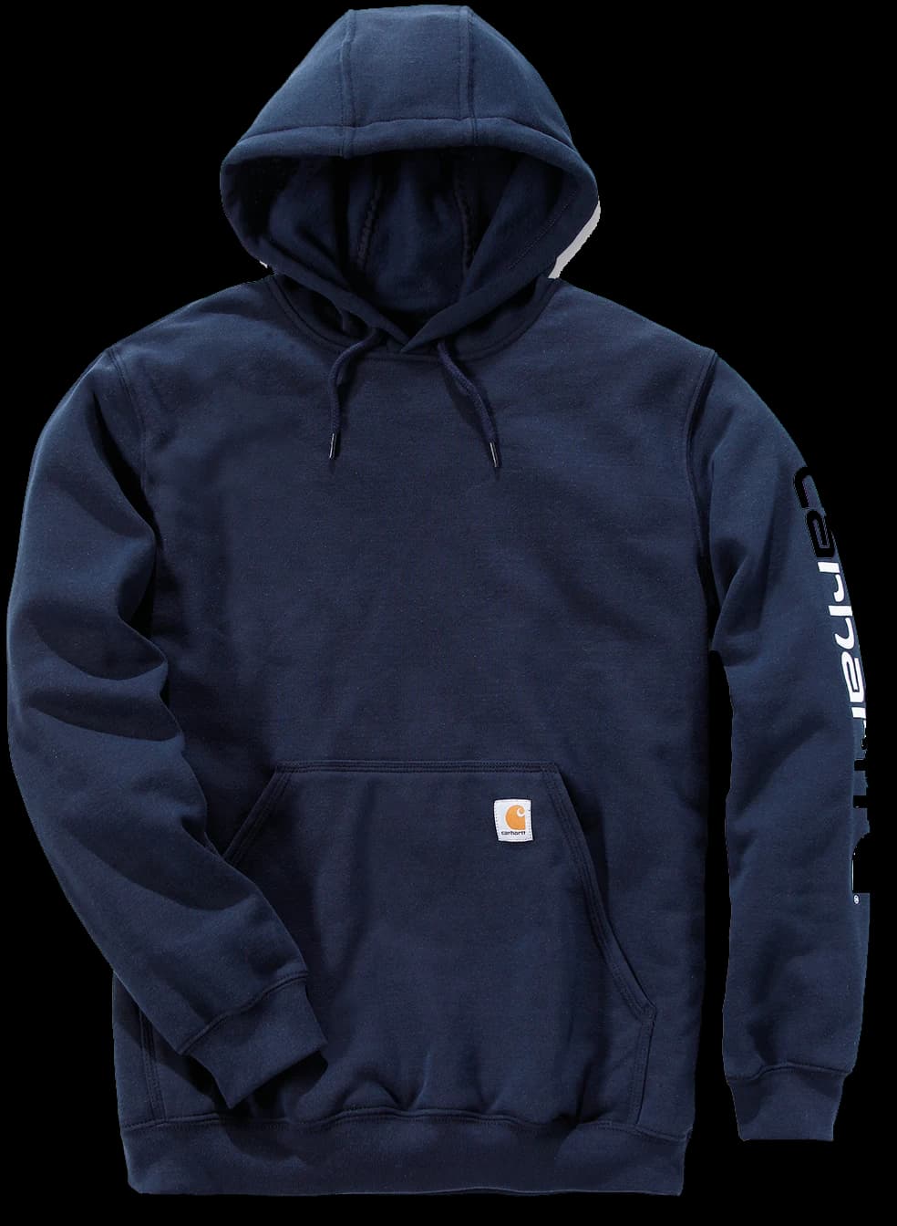 Sweat-shirt capuche logo — Navy — vue 1