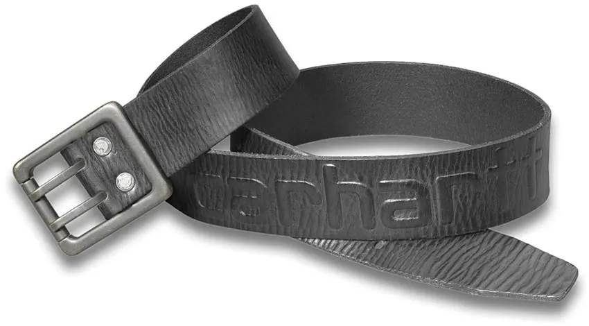 Ceinture logo — Black — vue 1