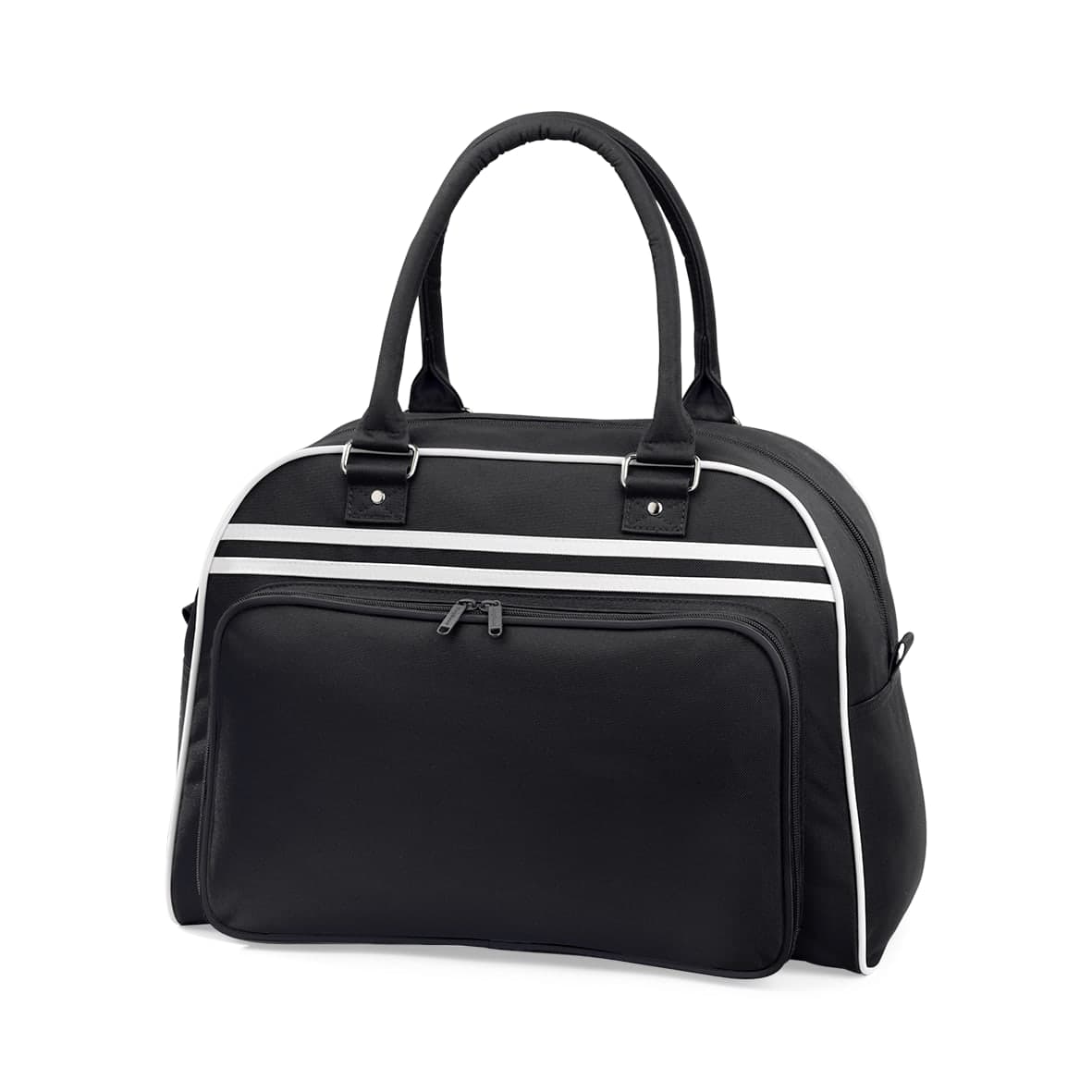 Sac Bowling Rétro — Black / White — vue 1
