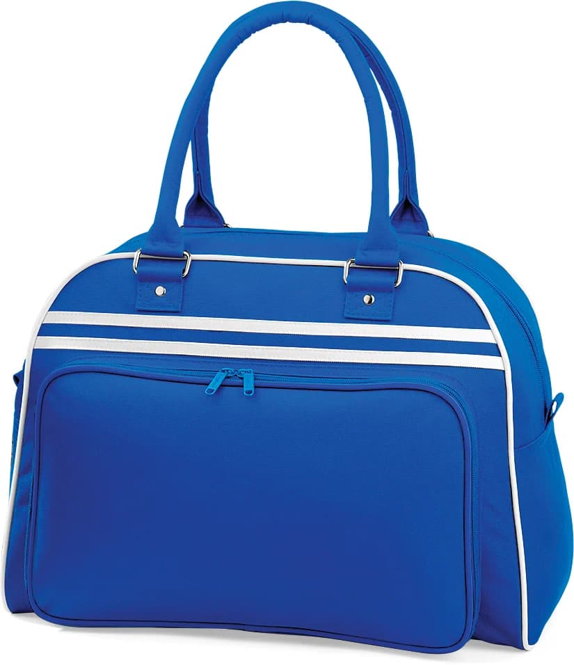 Sac Bowling Rétro — Bright Royal / White — vue 1