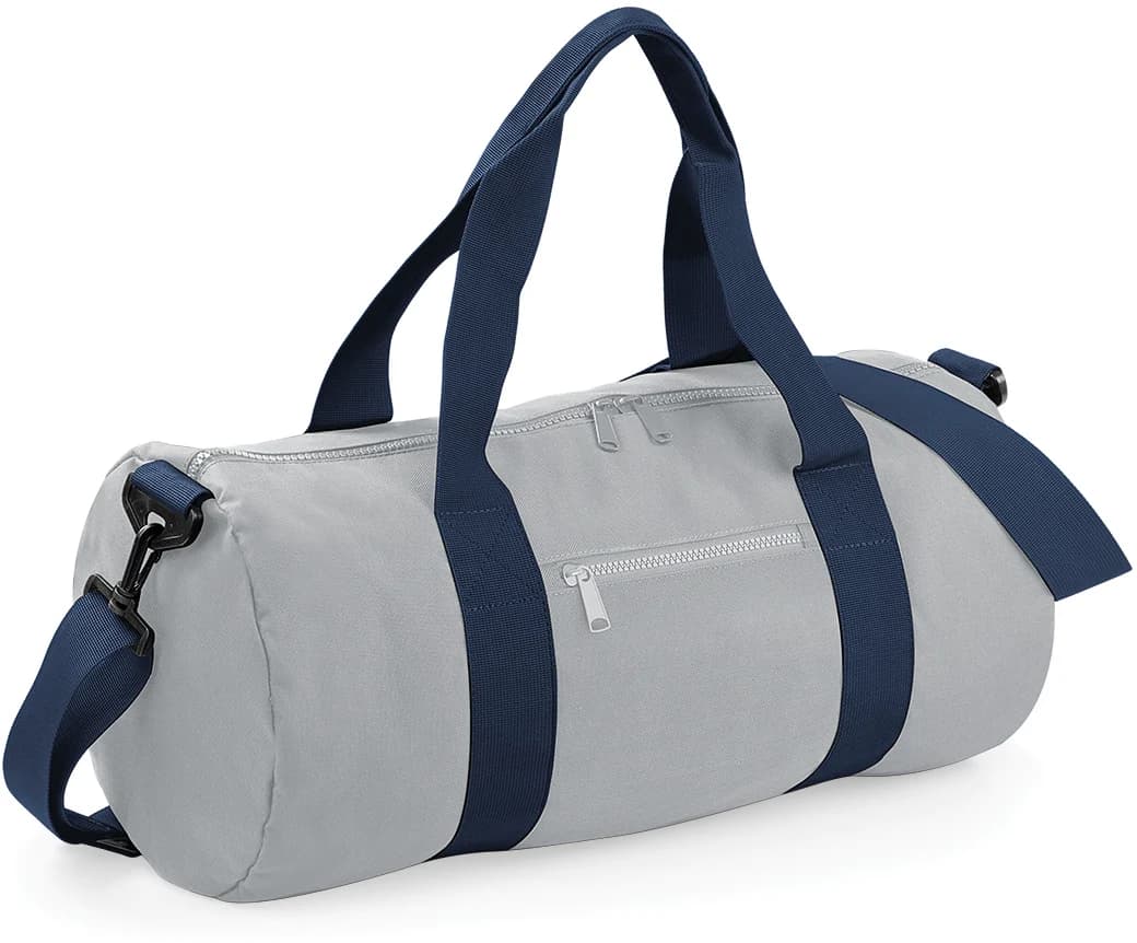 Sac baril original — Light Grey / French Navy — vue 1