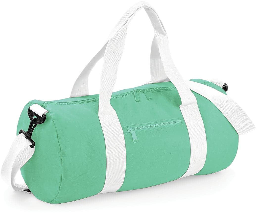 Sac baril original — Mint Green / White — vue 1