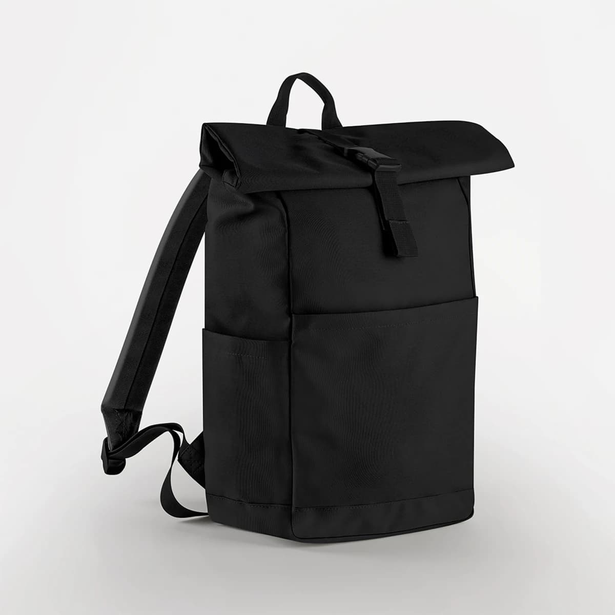 Sac à dos Roll Top recyclé — Black — vue 1