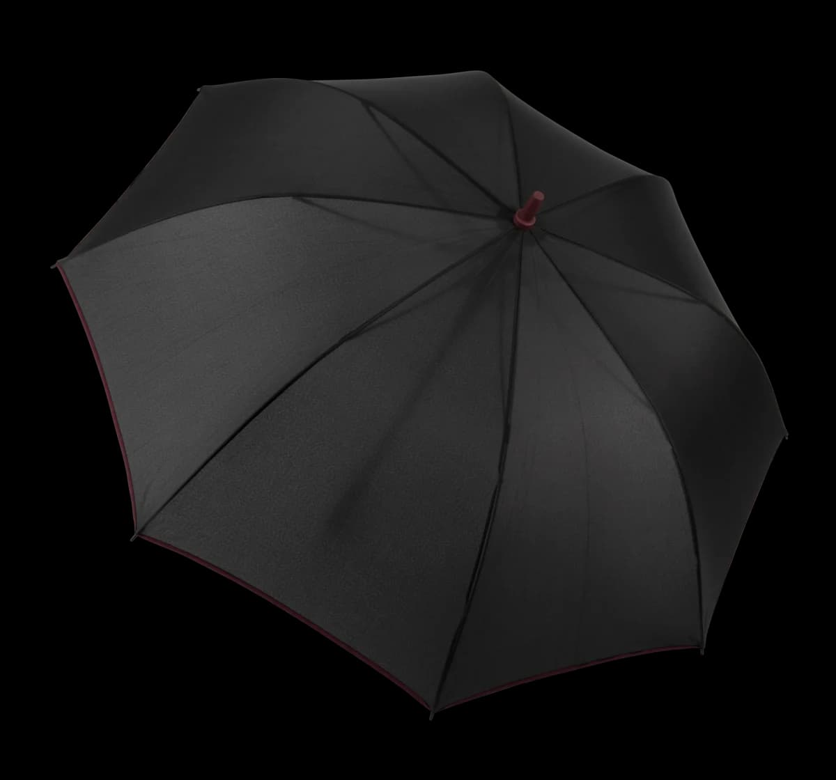 Parapluie automatique — Black / Wine — vue 1